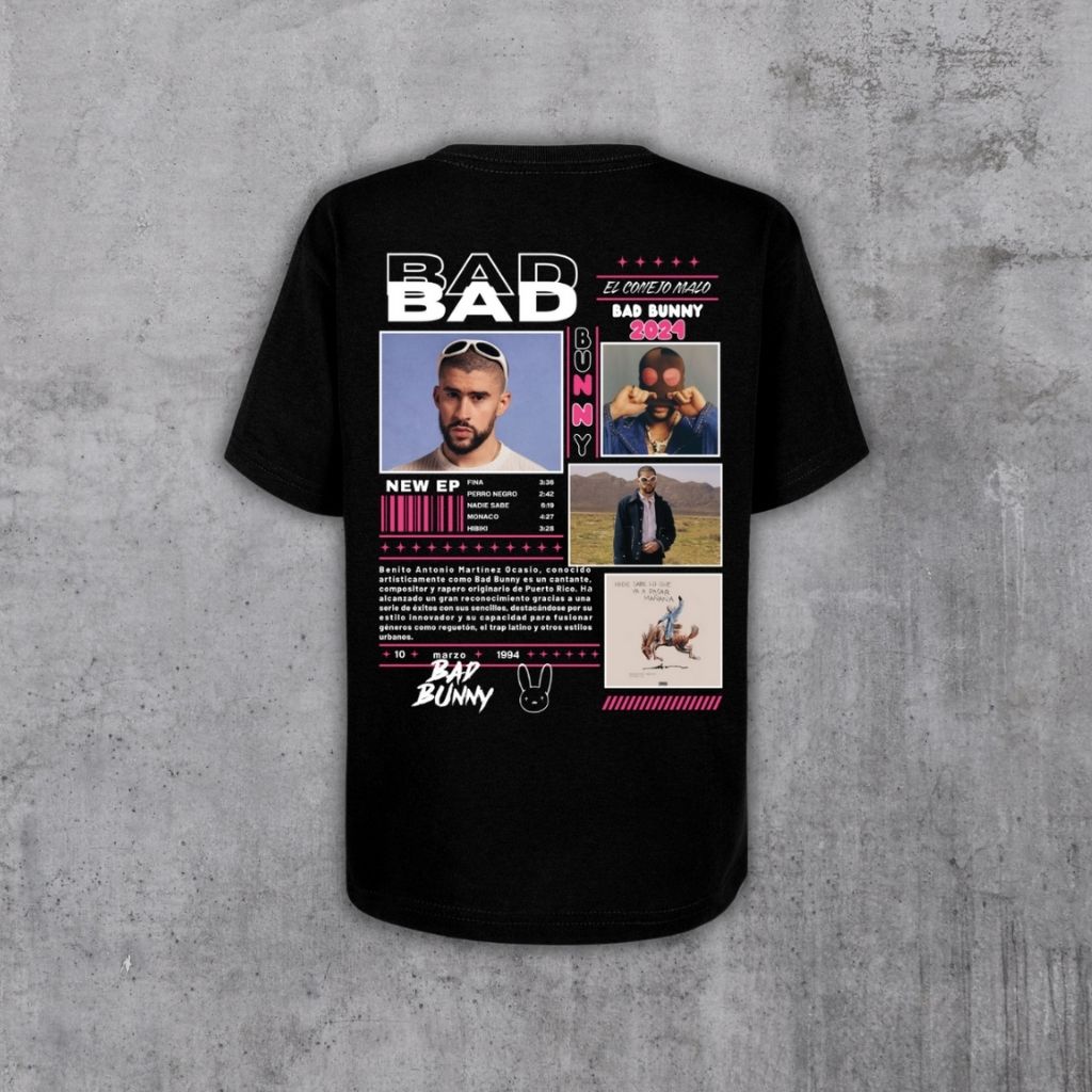 Playera del rapero bad bunny