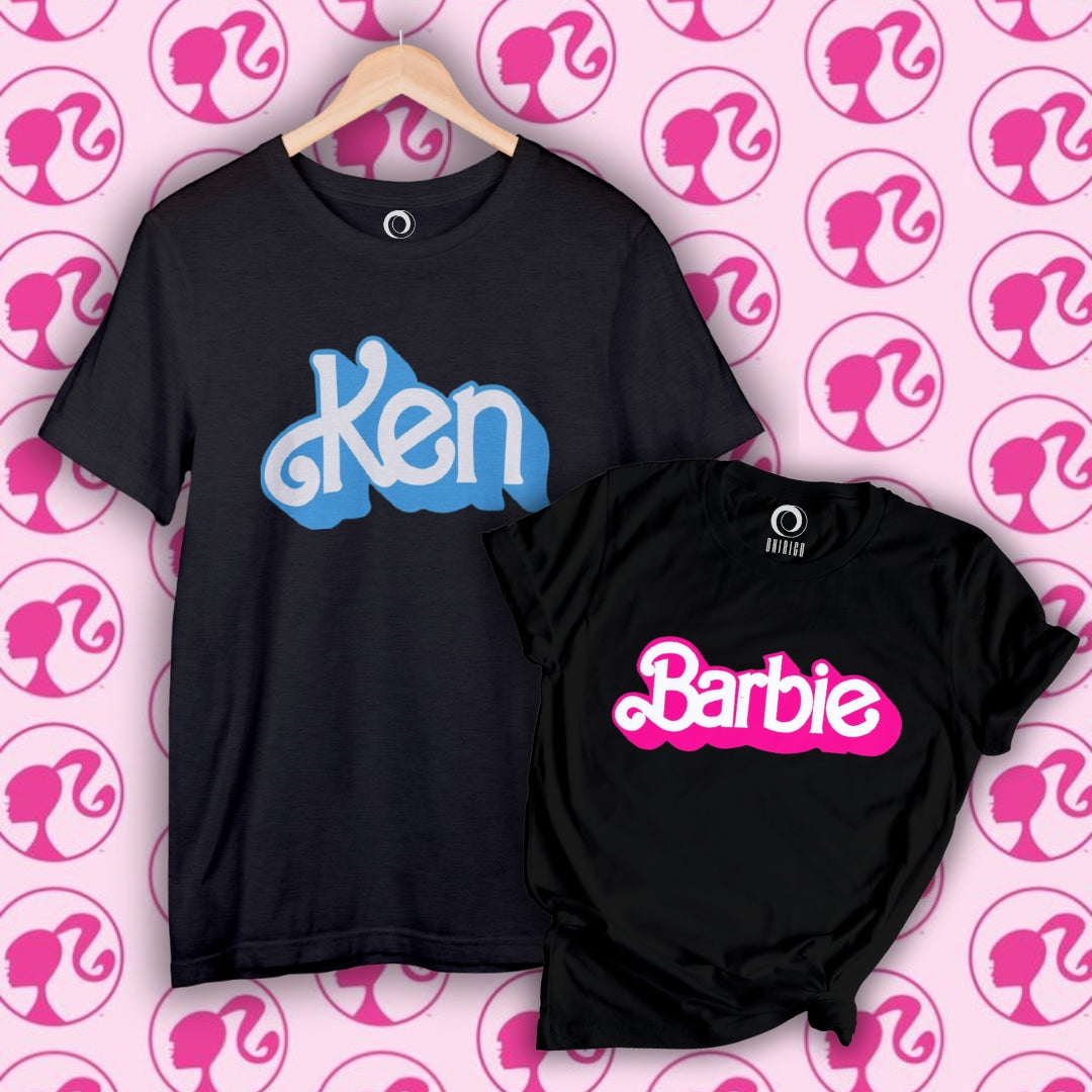 Playeras para parejas Barbie y Ken - Diseño icónico Onírico Clothing