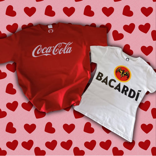 Playeras para parejas Bacardi y Coca-Cola - Diseño divertido Onírico Clothing